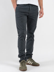 IMPERIAL Pantalone chinos basico P640319042 Grigio Scuro (6)