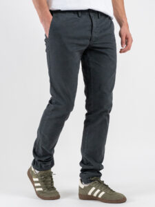 IMPERIAL Pantalone chinos basico P640319042 Grigio Scuro (7)