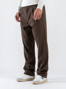 IMPERIAL Pantalone da abito baggy PD3MKBV Moro1