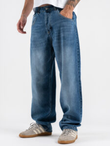 Jeans baggy slavato 180 Azzurro (5)