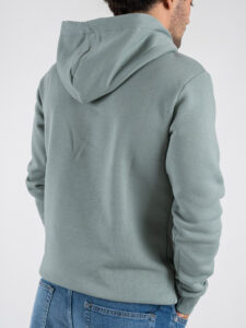 ONLY&SONS Felpa con cappuccio felpata CERES 22018685 Chinois Green (1)