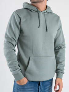 ONLY&SONS Felpa con cappuccio felpata CERES 22018685 Chinois Green (5)