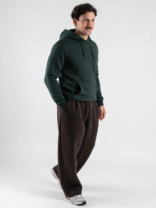 ONLY&SONS Felpa con cappuccio felpata CERES 22018685 Darkest Spruce (4)