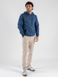 ONLY&SONS Felpa con cappuccio felpata CERES 22018685 Vintage Indigo (2)