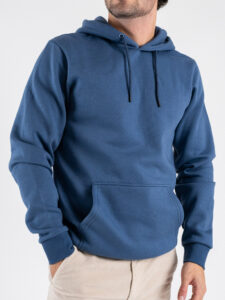 ONLY&SONS Felpa con cappuccio felpata CERES 22018685 Vintage Indigo (3)