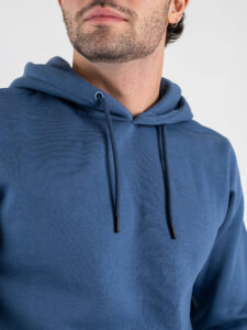 ONLY&SONS Felpa con cappuccio felpata CERES 22018685 Vintage Indigo (4)