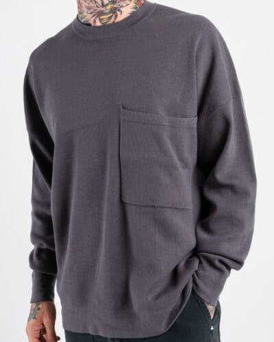 ONLY&SONS Maglione girocollo over con tasca frontale LAMAI 22030783 Magnet
