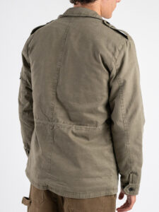 ONLY&SONS Sahariana foderata con patch militari GEO EAGEL 22030488 Olive Night (3)