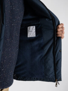 OVER-D Giubbino con cappuccio con fodera in ciniglia OC1F2W5J03 Blu (4)