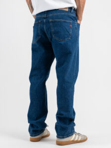 OVER-D Jeans regular liscio D22 Blu (5)