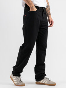 OVER-D Jeans regular liscio P19 Nero (10)