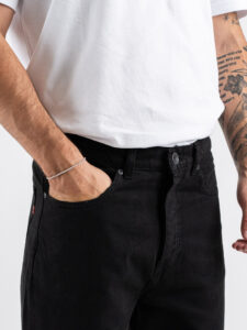 OVER-D Jeans regular liscio P19 Nero (12)