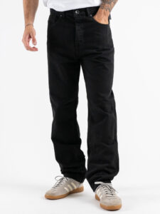 OVER-D Jeans regular liscio P19 Nero (9)