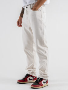 OVER-D Jeans regular liscio P19 Panna (2)