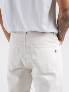 OVER-D Jeans regular liscio P19 Panna (6)