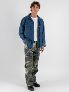 Pantalone baggy mimetico PRS045 Verde (1)