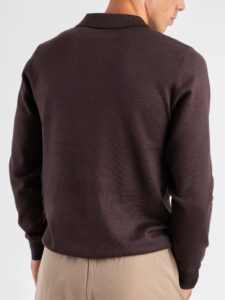 Polo a manica lunga con bottoni 888 Coffee (3)