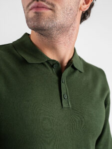 Polo a manica lunga con bottoni 888 Verde (5)