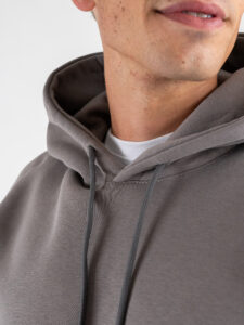 SUPERCULTURE Felpa cappuccio con marsupio boxy fit DENNIS-Z Ferro (4)