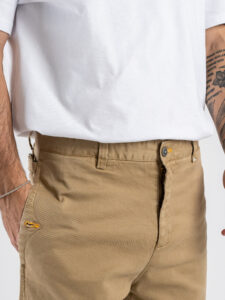 BERNA Pantalone cropped morbido 252300 Cammello (2)