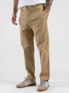 BERNA Pantalone cropped morbido 252300 Cammello (4)