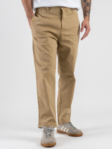 BERNA Pantalone cropped morbido 252300 Cammello (5)