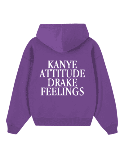CHOOSE Hoodie | Kanye Attitude Drake Feeling Viola/Bianco