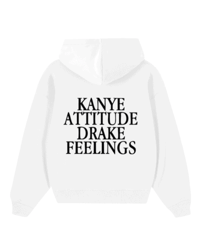 CHOOSE Hoodie | Kanye attitude Drake feeling White/Black
