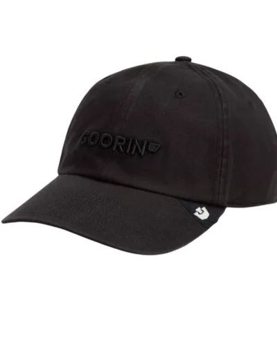 GOORIN BROS Cappellino basico con logo ricamato frontale Nero