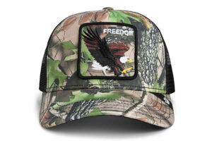 GOORIN BROS Cappellino camouflage con patch stampa aquila FREEDOM