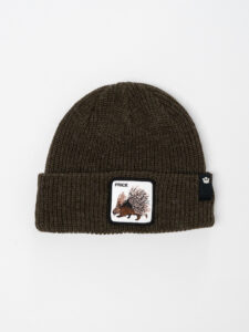 GOORIN BROS Cuffia con patch stampa Riccio PRICK Marrone (2)