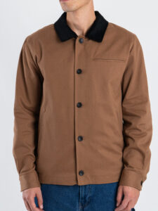 IMPERIAL Giacchetta foderata con collo in velluto e bottoni VL06GAC Cammello3