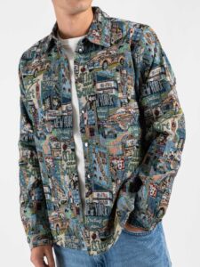 ONLY&SONS Camicia con ricami in fantasia LARRY 22038166 Pumice Stone (3)