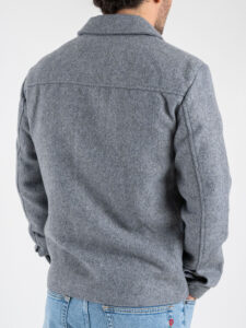 ONLY&SONS Cappotto corto con tasche frontali CONNOR 22036066 Medium Grey Melange (1)
