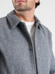 ONLY&SONS Cappotto corto con tasche frontali CONNOR 22036066 Medium Grey Melange (4)