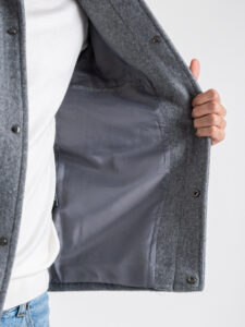 ONLY&SONS Cappotto corto con tasche frontali CONNOR 22036066 Medium Grey Melange (5)