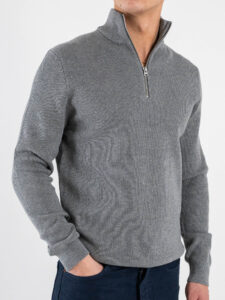 ONLY&SONS Cardigan con zip PHIL 22023210 Medium Grey Melange (3)