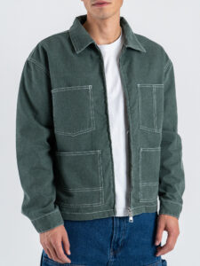 ONLY&SONS Giacchetta con zip e tasconi frontali ZEALAND 22036017 Castor Gray2