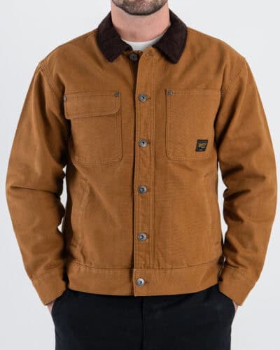 ONLYSONS Giubbino con colletto in velluto e bottoni TIMBER 22035717 RubberCoffee 1 Home