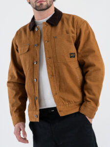 ONLY&SONS Giubbino con colletto in velluto e bottoni TIMBER 22035717 RubberCoffee (3)