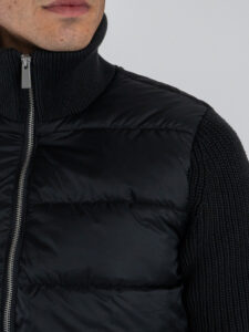 ONLY&SONS Giubbino con tasche e maniche fatte a maglione MANE 22032436 Black5