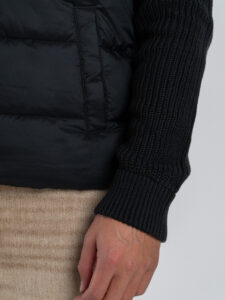 ONLY&SONS Giubbino con tasche e maniche fatte a maglione MANE 22032436 Black6