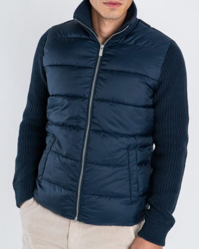 ONLYSONS Giubbino con tasche e maniche fatte a maglione MANE 22032436 Navy Blazer3 Best Seller