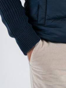 ONLY&SONS Giubbino con tasche e maniche fatte a maglione MANE 22032436 Navy Blazer4