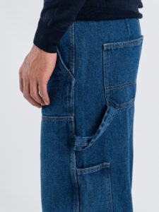 ONLY&SONS Jeans tasconato con gamba morbido FADE 22035580 Dark Blue Denim2