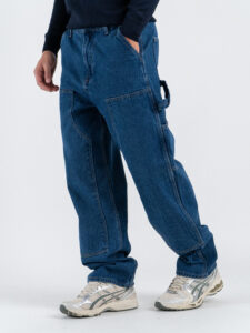 ONLY&SONS Jeans tasconato con gamba morbido FADE 22035580 Dark Blue Denim4