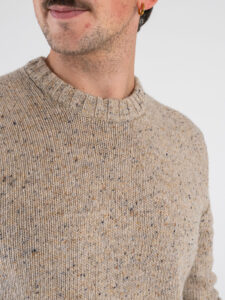 ONLY&SONS Maglione girocollo in misto lana puntinato BIRKY 22035781 Chinchilla (1)