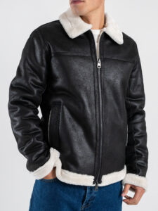 OVER-D Ecomontone morbido con inserti a contrasto OC1F2W5J17 Nero (5)