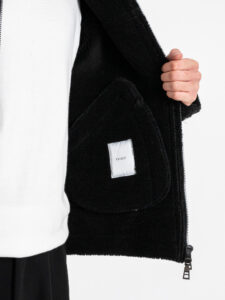 OVER-D Ecomontone morbido con tasche OE1F2W5J23 Nero (4)