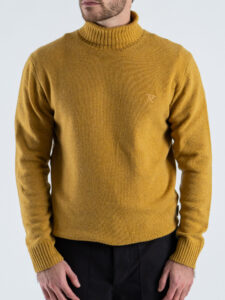 BERNA Dolcevita regular misto lana LAMBSWOOL 233037 Curry (3)